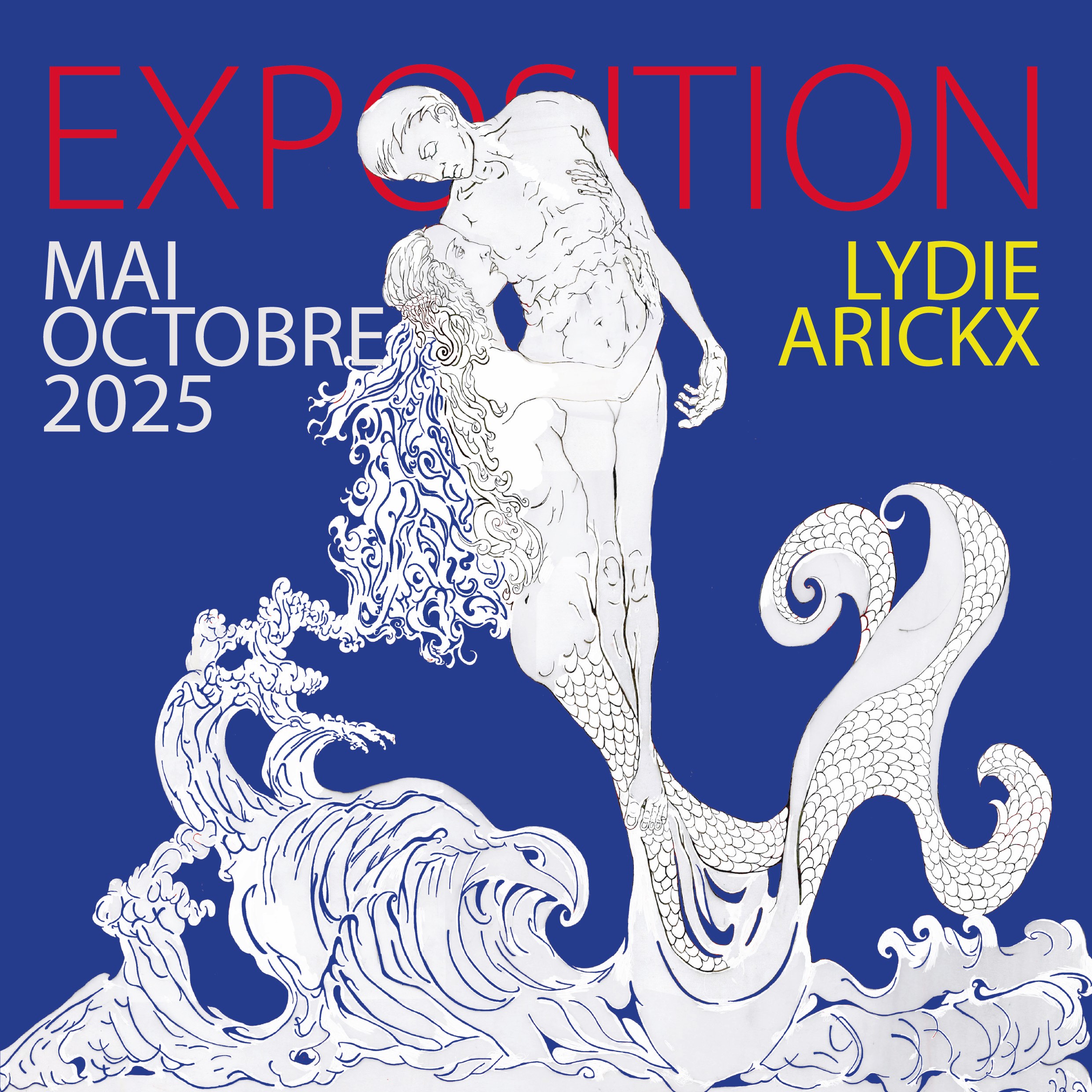 Brochure de l'exposition "À ciel ouvert" de Lydie Arickx