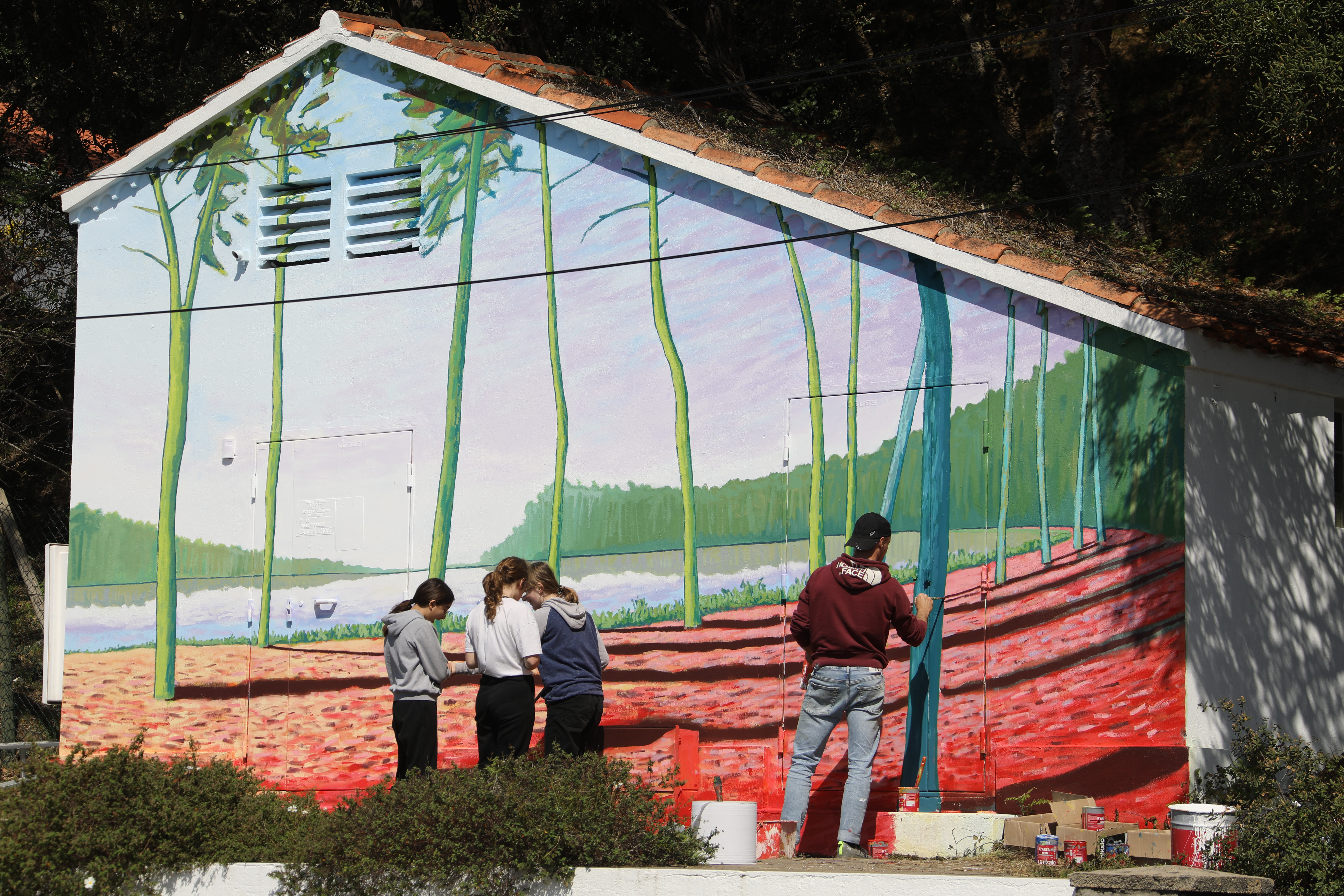 Fresque réalisée par Jules Cier en 2023